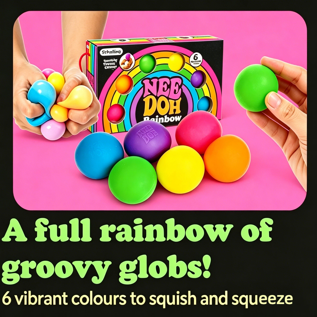 Mystery Box Blind Bag - New Schylling Needoh Rainbow Teenie Stress