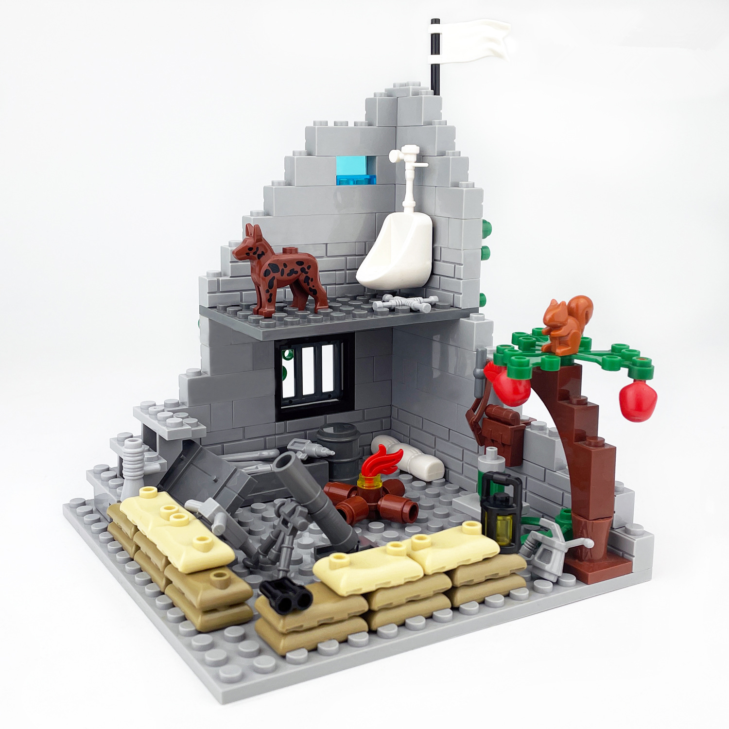 Lego Minifigure Holder - World War Army Military Soldiers Berlin