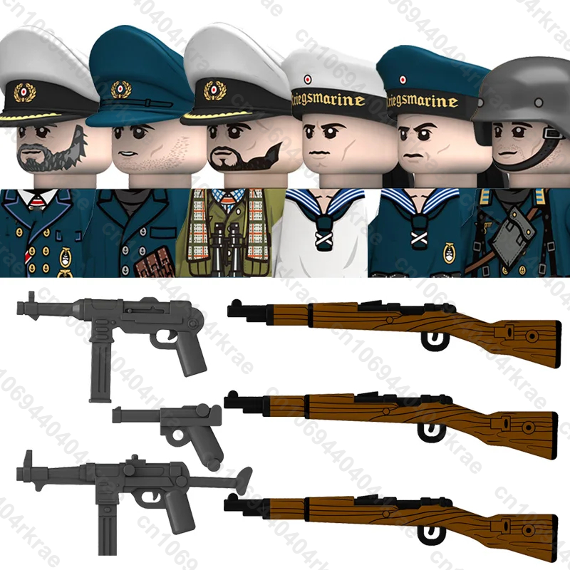 Military WW2 German Navy Figur - đánh giá và giá Lego Minifigure Holder