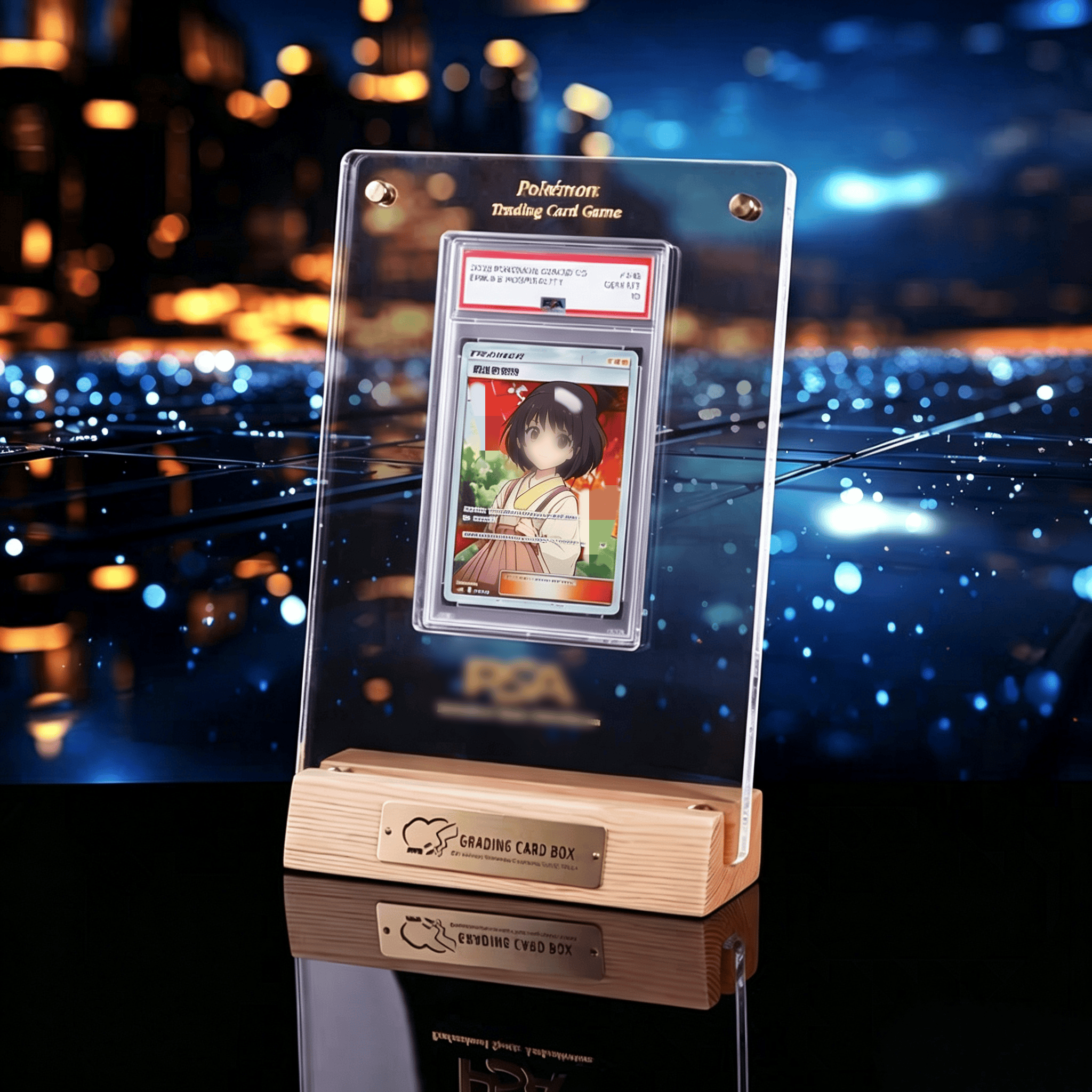 Pokemon PTCG & Yu-Gi-Oh Card D - đánh giá và giá Graded Card Display