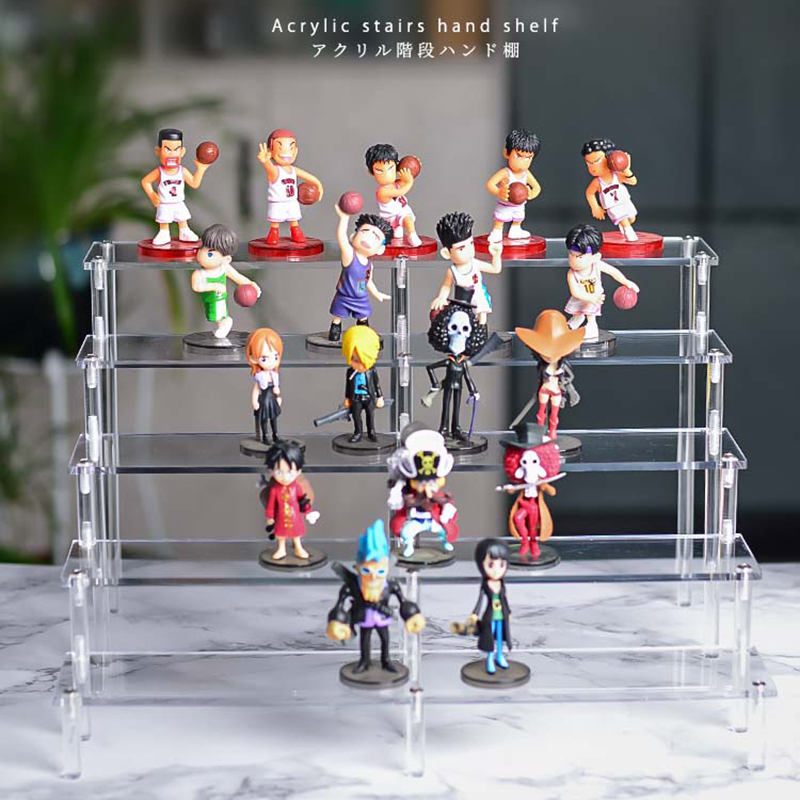 Clear 1-6 Tier Acrylic Display - đánh giá và giá Pop Display Shelf