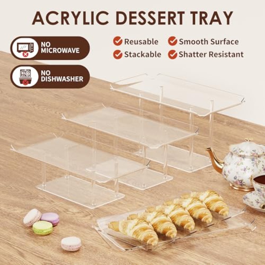 6 Pack Dessert Table Display S - đánh giá và giá Display Risers Set