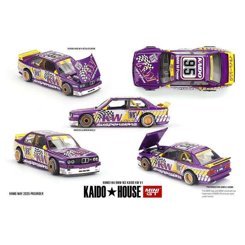 KHMG 194 1:64 BMW M3 Kaido KW  - đánh giá và giá Die Cast Car 1 64