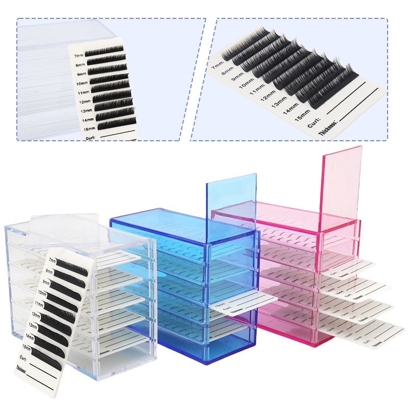 5 Layers Eyelash Extensions St - đánh giá và giá Display Case Acrylic