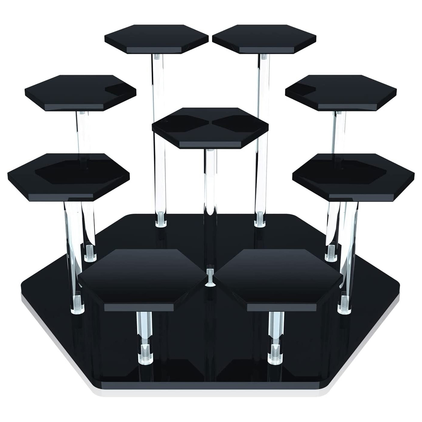 8/9 Tier Acrylic Display Stand - đánh giá và giá Display Risers Set