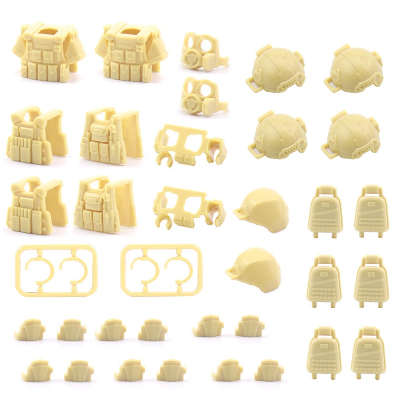 MOC Military Weapons SWAT City - đánh giá và giá Lego Minifigure Holder