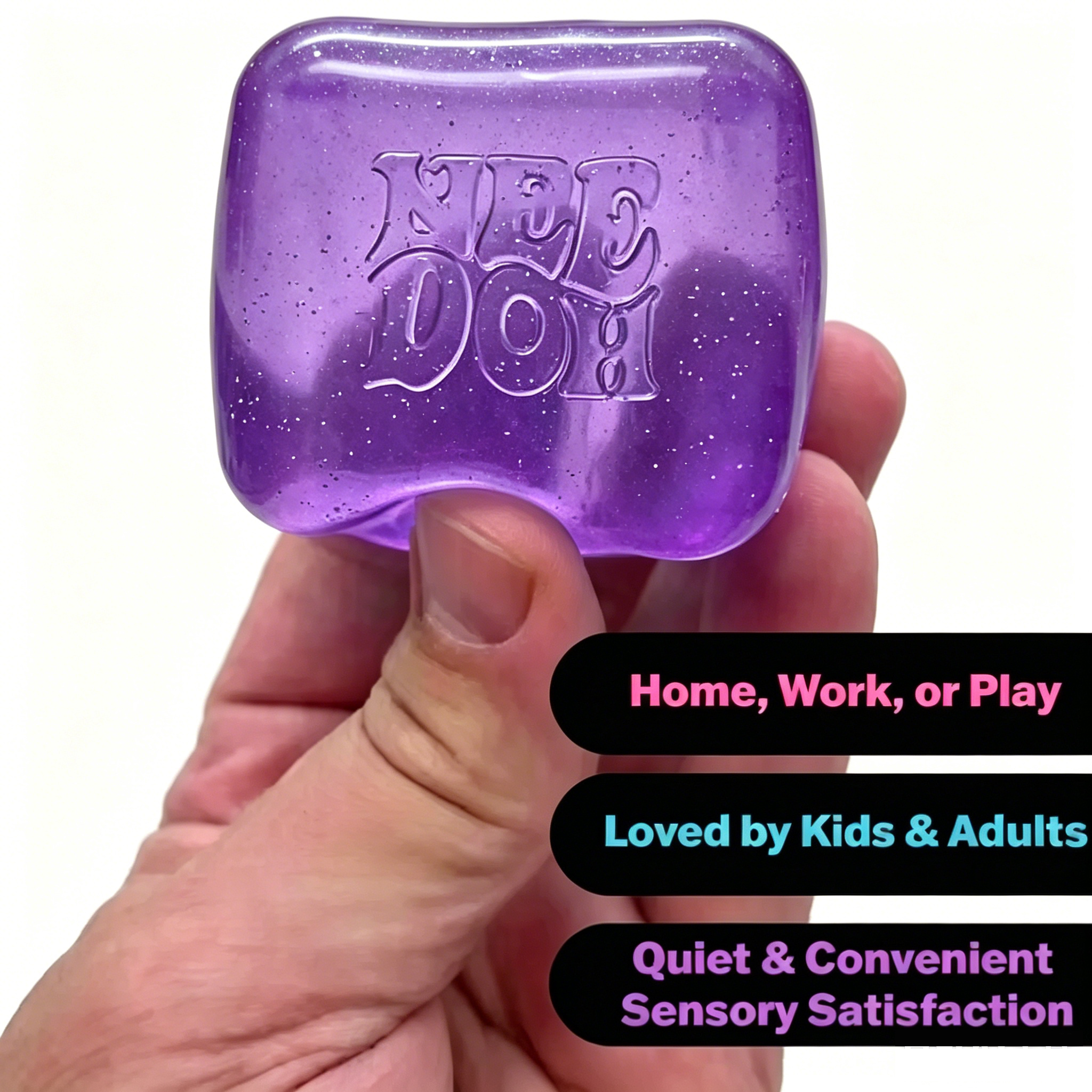 Schylling Nee Doh Glitter Cube - đánh giá và giá Fidget Cube Original