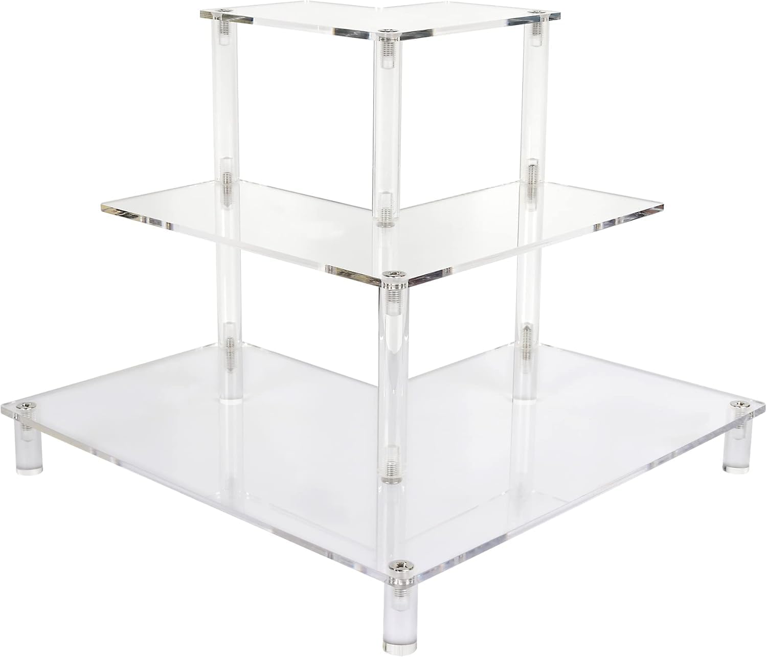3 Tier Acrylic Display Riser,  - đánh giá và giá Pop Display Shelf
