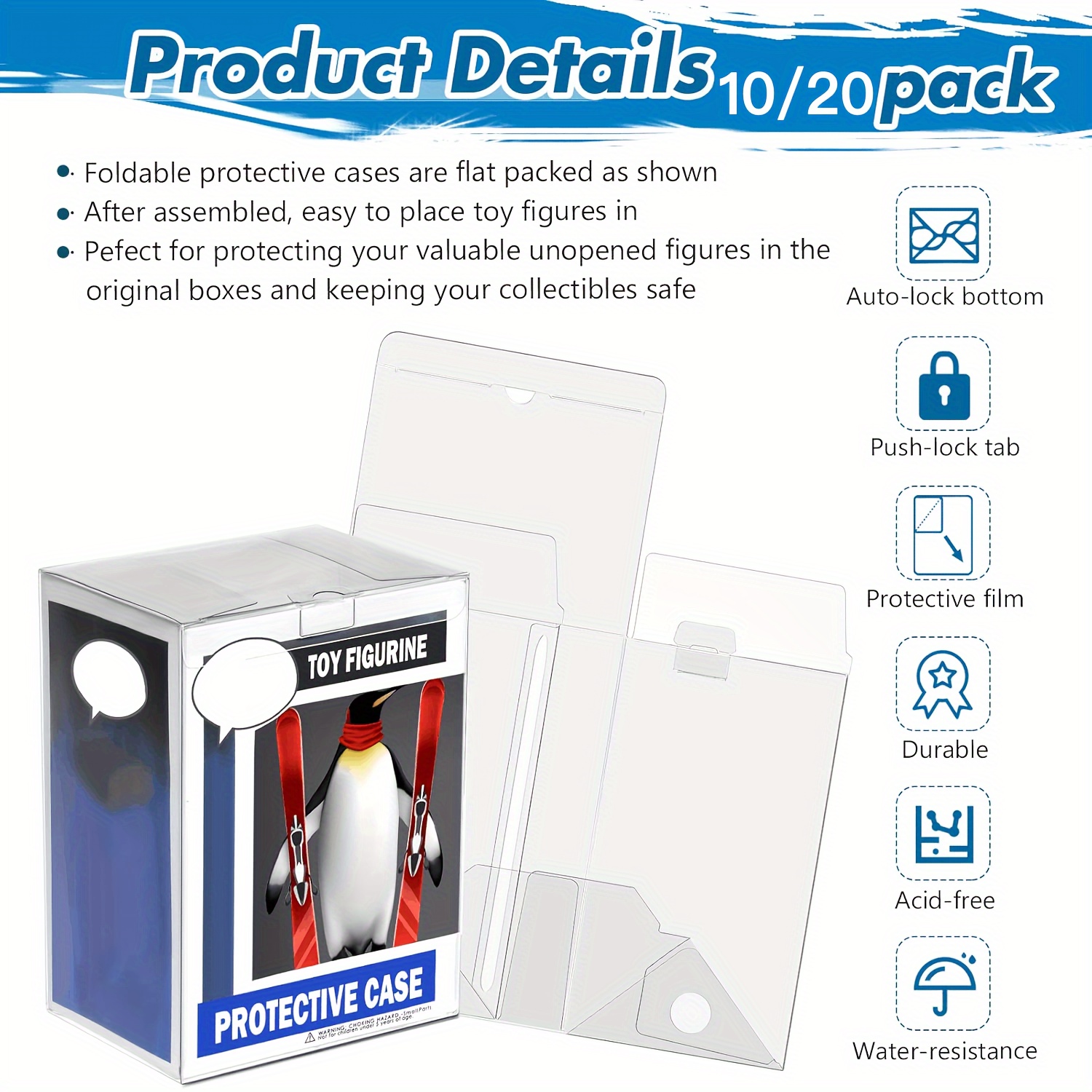 Clear Pop Display Case Compati - đánh giá và giá Funko Pop Protector