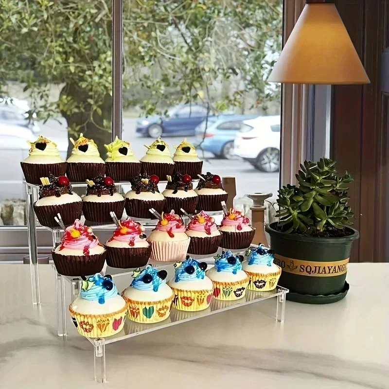 1-4 Tier Acrylic Display Stand - đánh giá và giá Pop Display Shelf