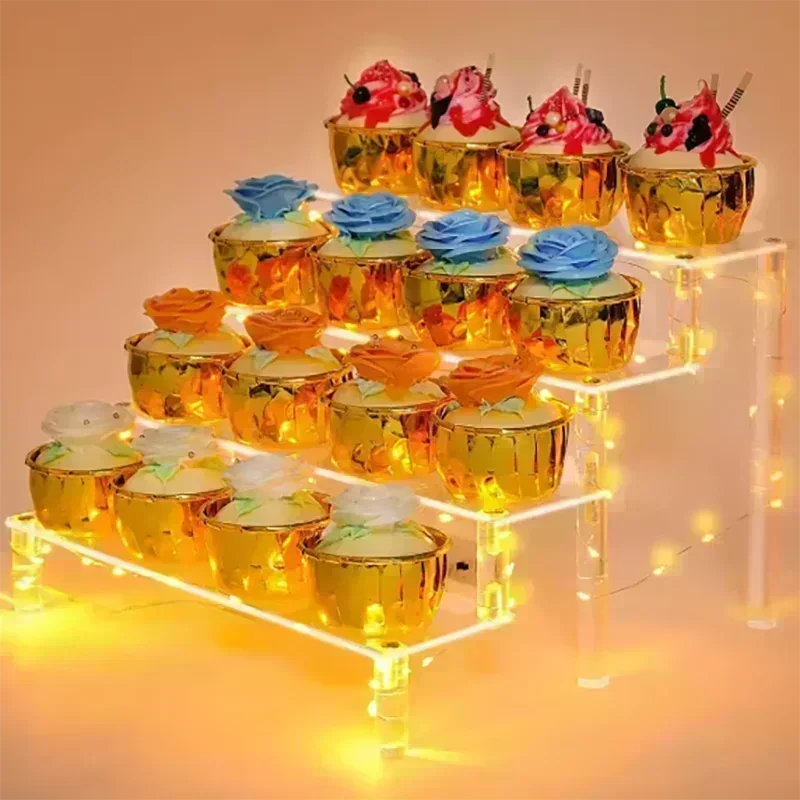 1-4 Tier Acrylic Display Stand - đánh giá và giá Pop Display Shelf