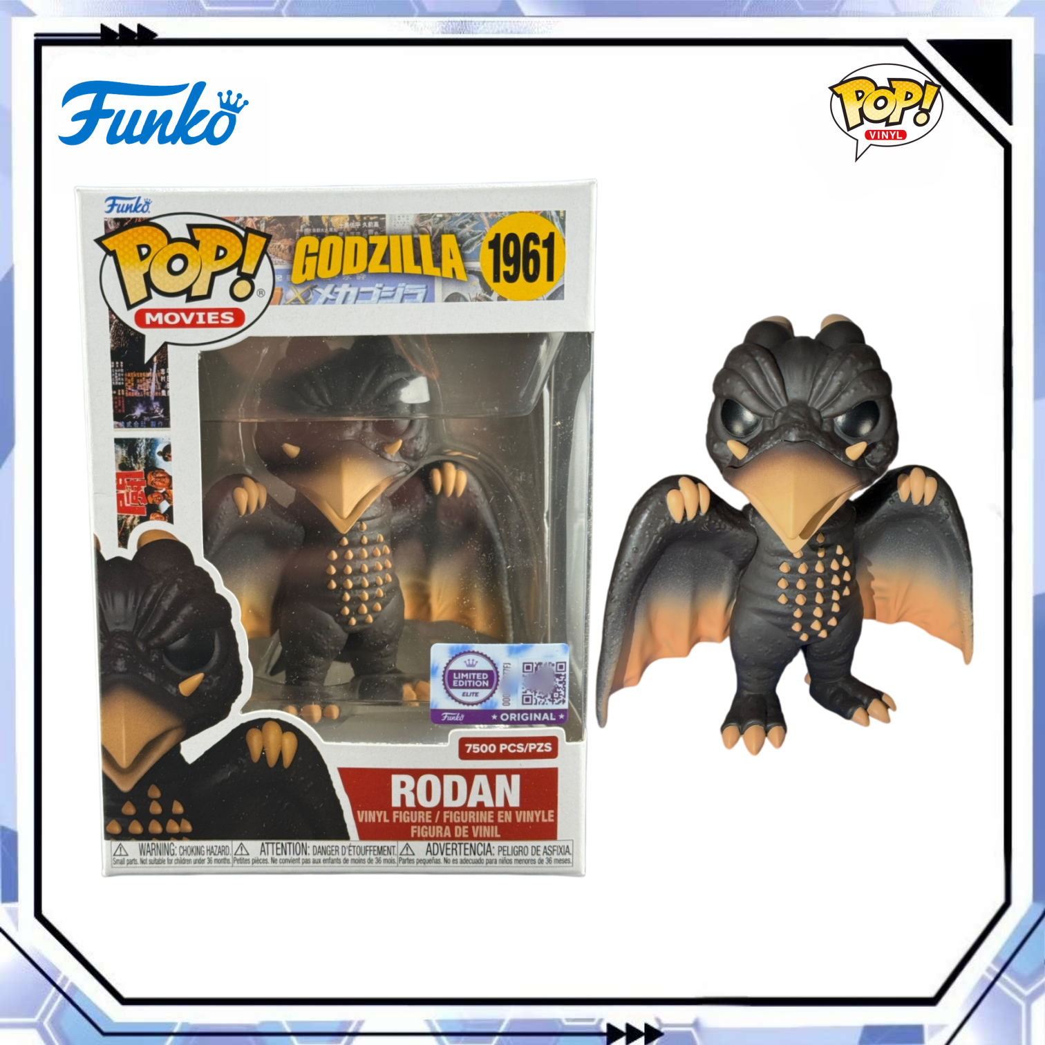 Godzilla Rodan Figure Funko Po - đánh giá và giá Funko Pop Protector
