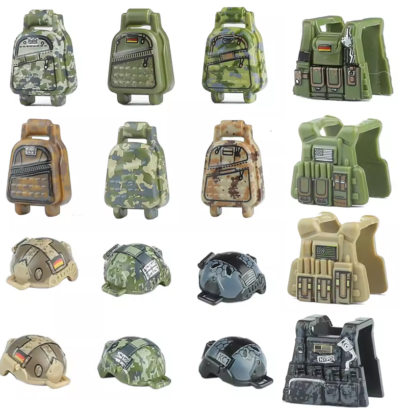 MOC Military Gun Waffen Buildi - đánh giá và giá Lego Minifigure Holder