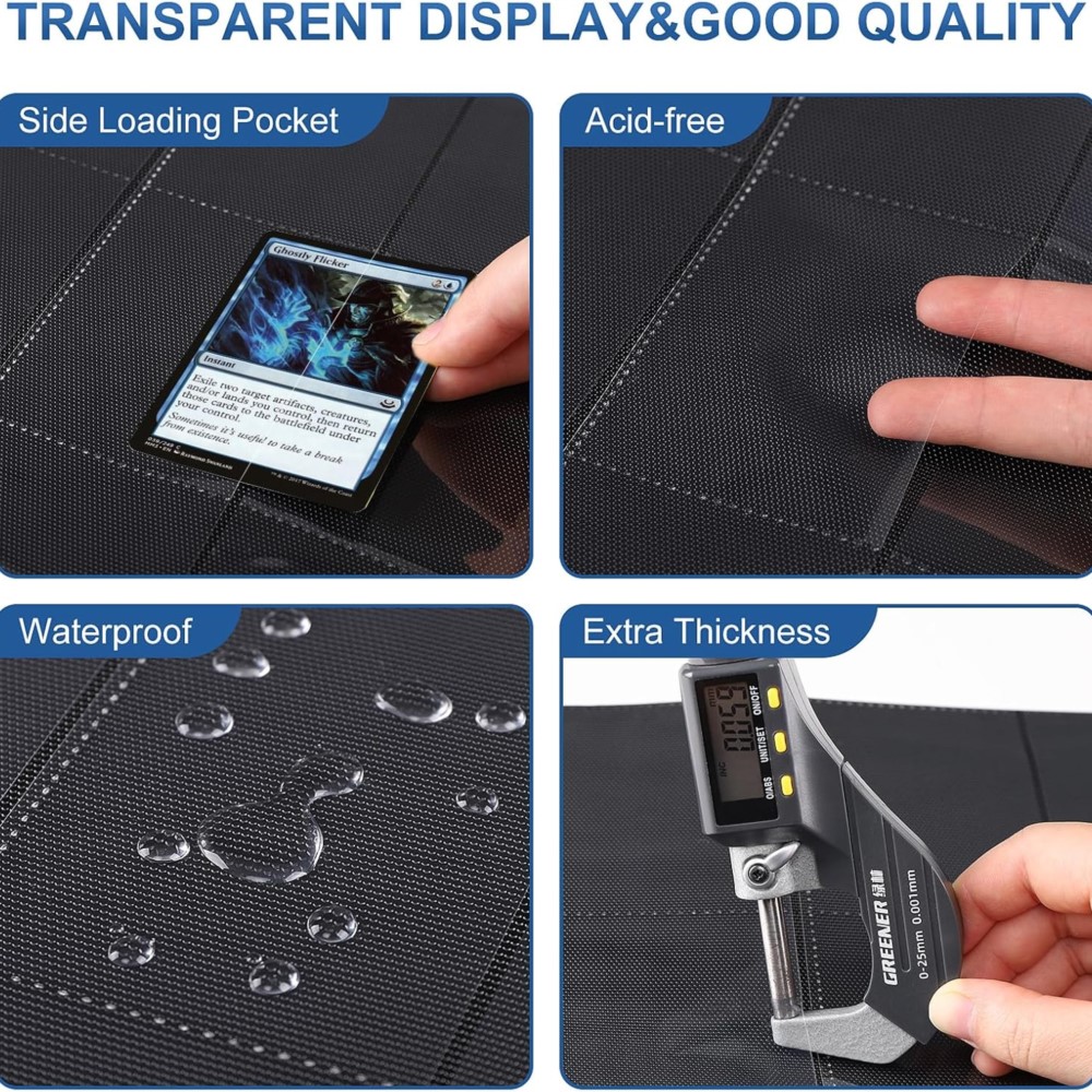 50Pack 900 Pockets Trading Car - đánh giá và giá Trading Card Binder