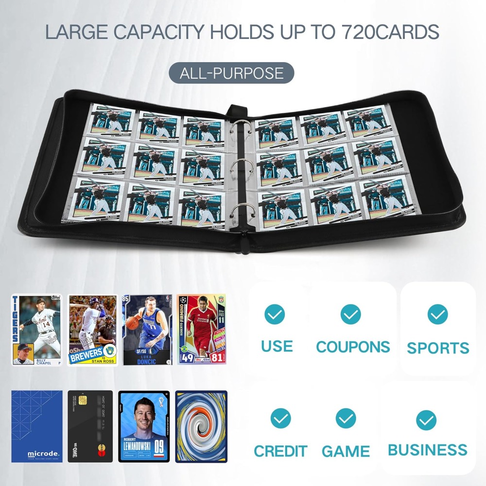 Premium 720 Double Sided Pocke - đánh giá và giá Trading Card Binder