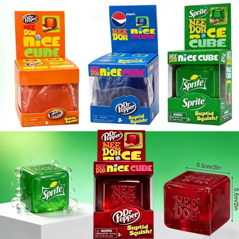 .Dr Pepper x NeeDoh Nice Cube  - đánh giá và giá Fidget Cube Original