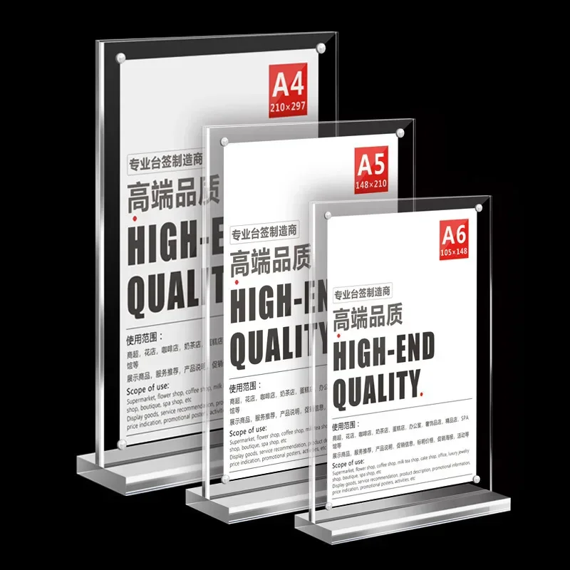 Acrylic Menu Sign Holder POP D - đánh giá và giá Pop Display Shelf