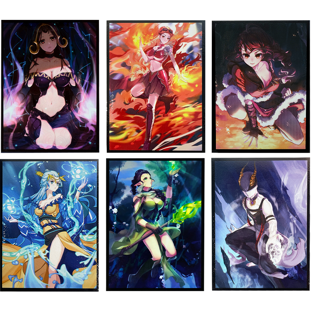 50PCS 66x91mm Art Character Ca - đánh giá và giá Card Penny Sleeve