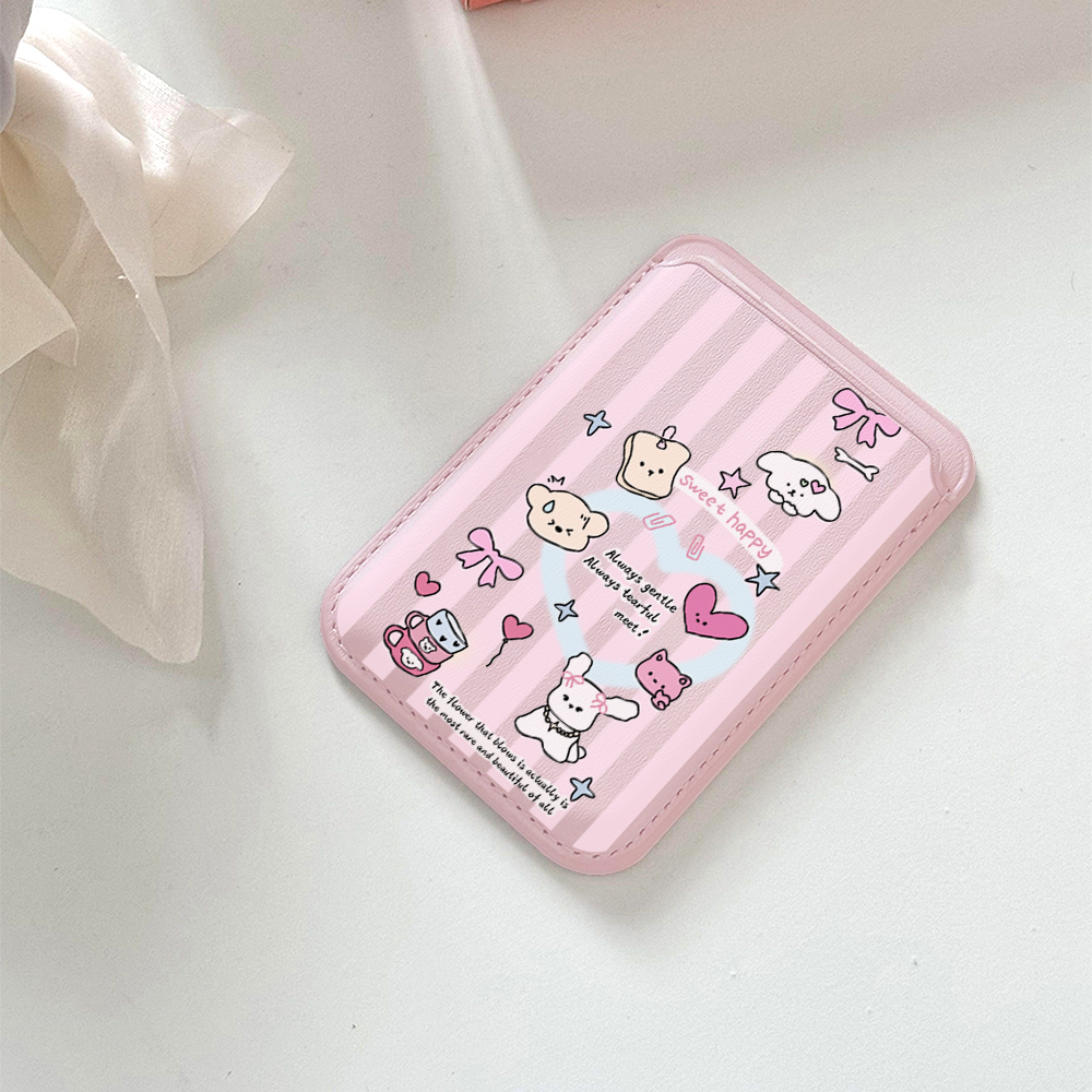 Cute Girly Sketch Style Leathe - đánh giá và giá Card Top Loader