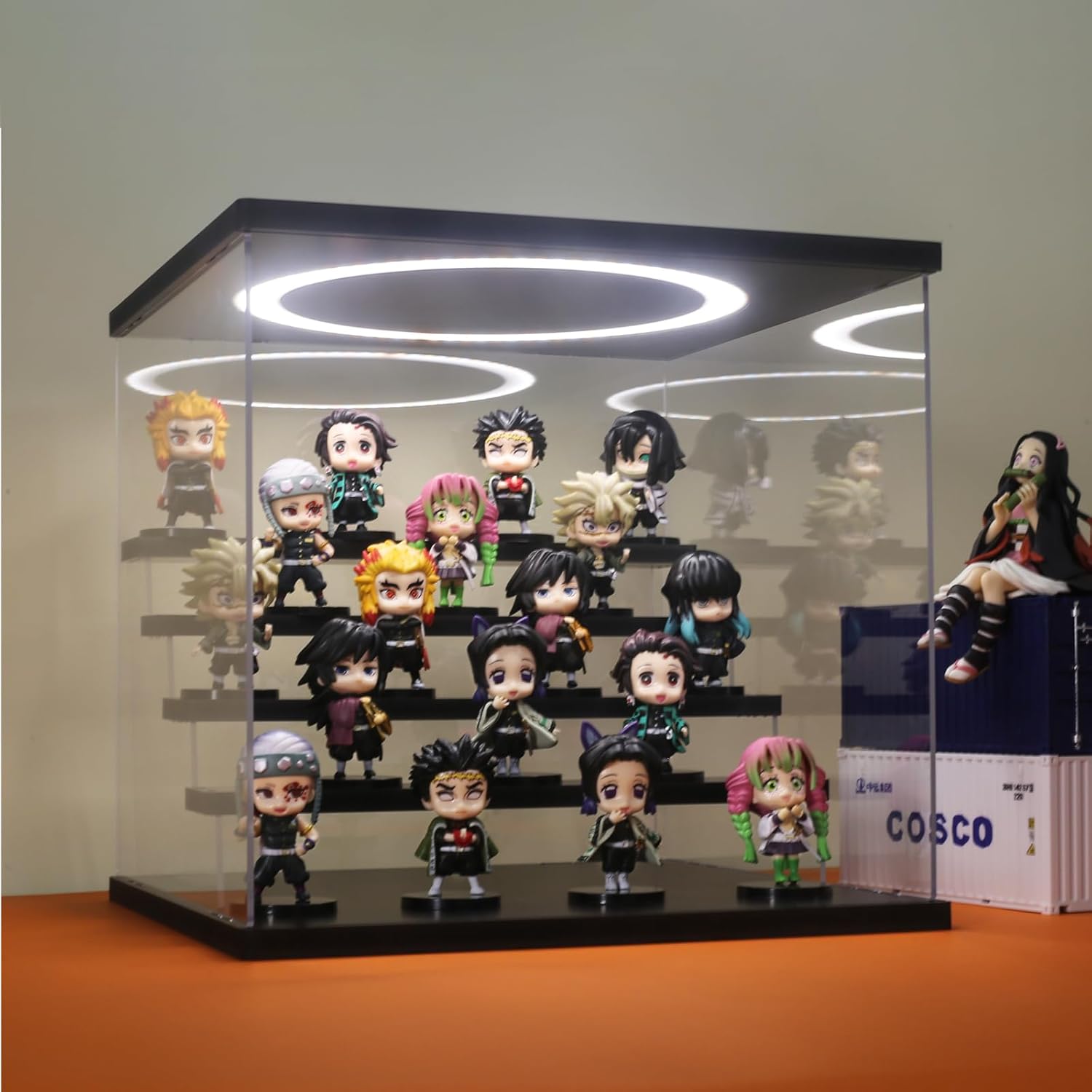 Acrylic Display Case with Adju - đánh giá và giá Display Case Acrylic