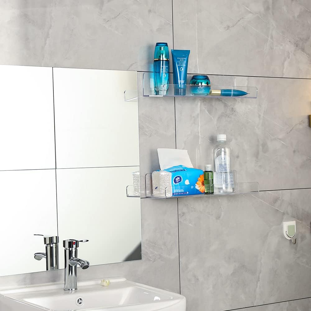 4 Pack Clear Acrylic Floating  - đánh giá và giá Pop Display Shelf