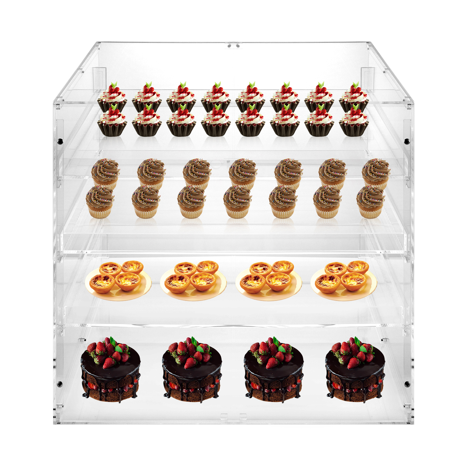 18.7×17.71×17.71inch 3-tier Ac - đánh giá và giá Display Case Acrylic