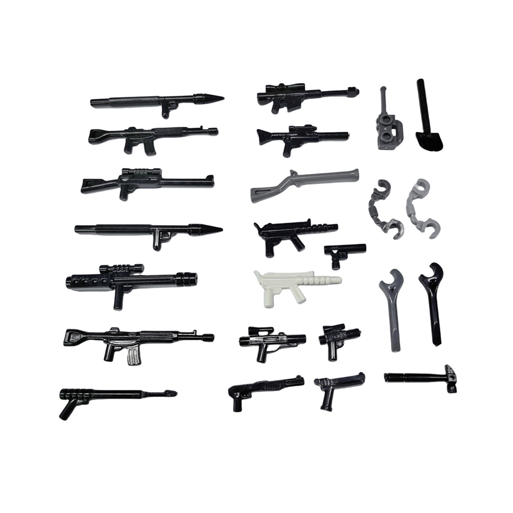 Military WW2 Weapon Guns Soldi - đánh giá và giá Lego Minifigure Holder