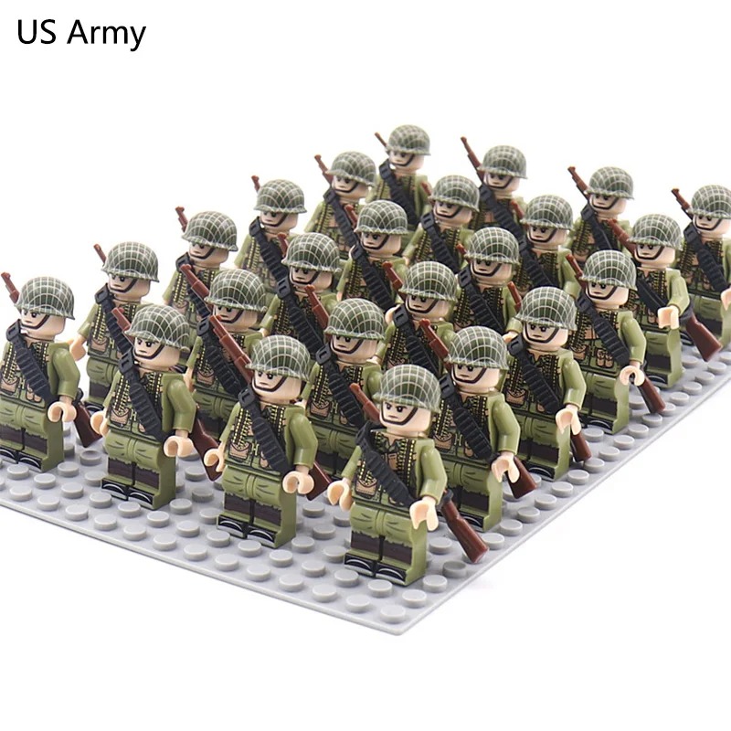 World War II military soldier  - đánh giá và giá Building Block Mini