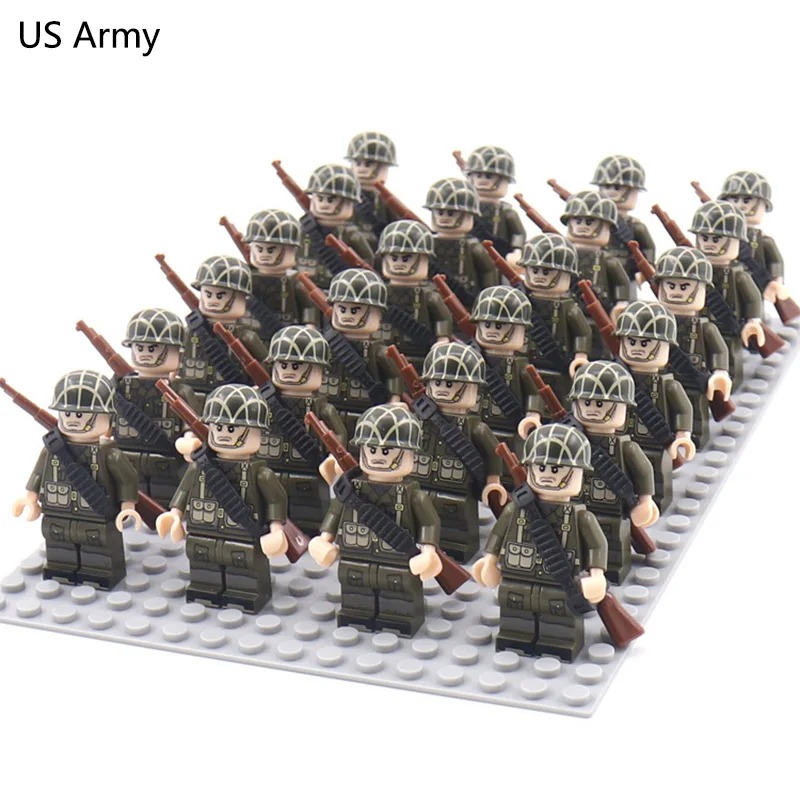 World War II military soldier  - đánh giá và giá Building Block Mini