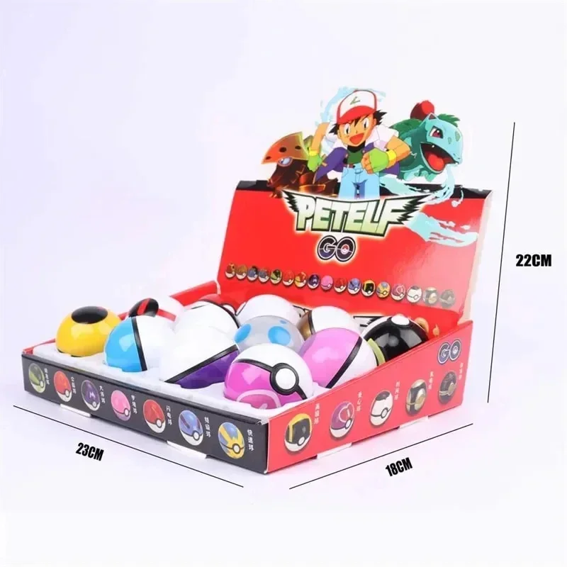 12Pcs Pokemon Figure Pokeball  - đánh giá và giá Vinyl Figure Blank