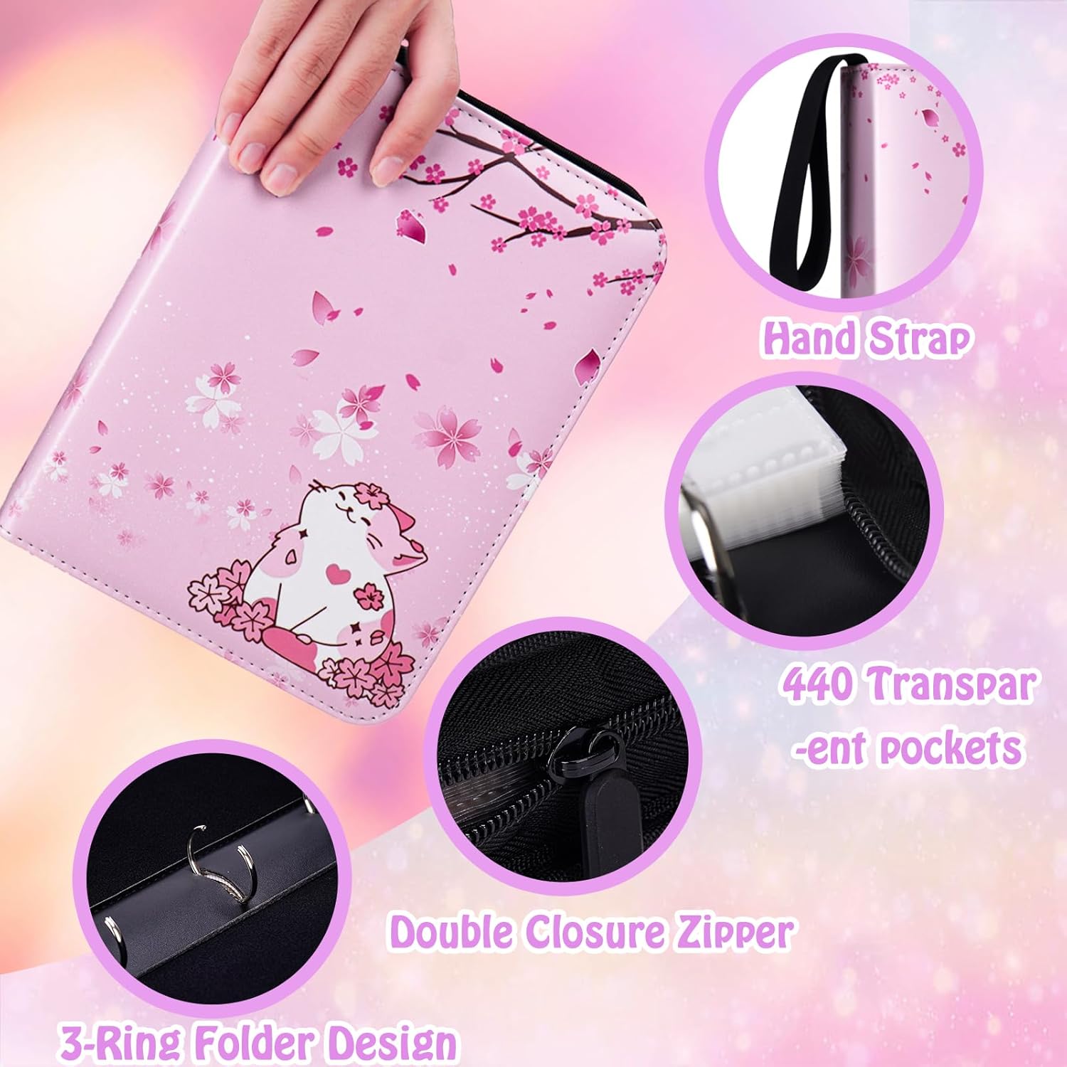 440 Card Binder for Girls with - đánh giá và giá Trading Card Binder