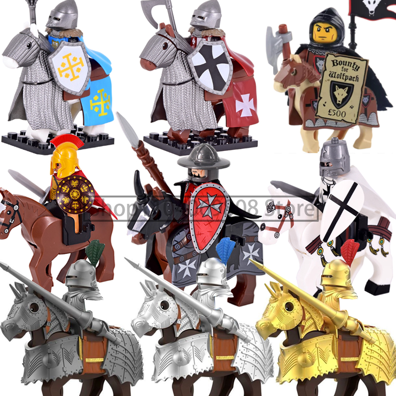 Medieval Soldier Figures Build - đánh giá và giá Lego Minifigure Holder