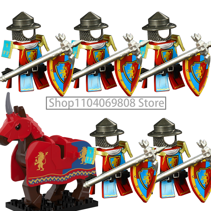 Medieval Soldier Figures Build - đánh giá và giá Lego Minifigure Holder