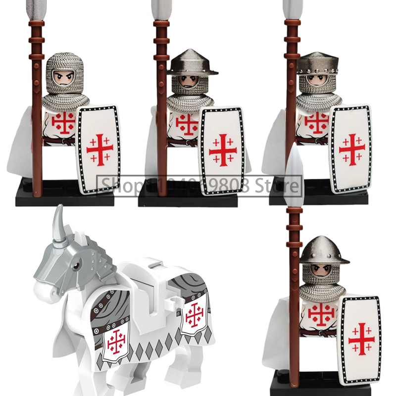 Medieval Soldier Figures Build - đánh giá và giá Lego Minifigure Holder