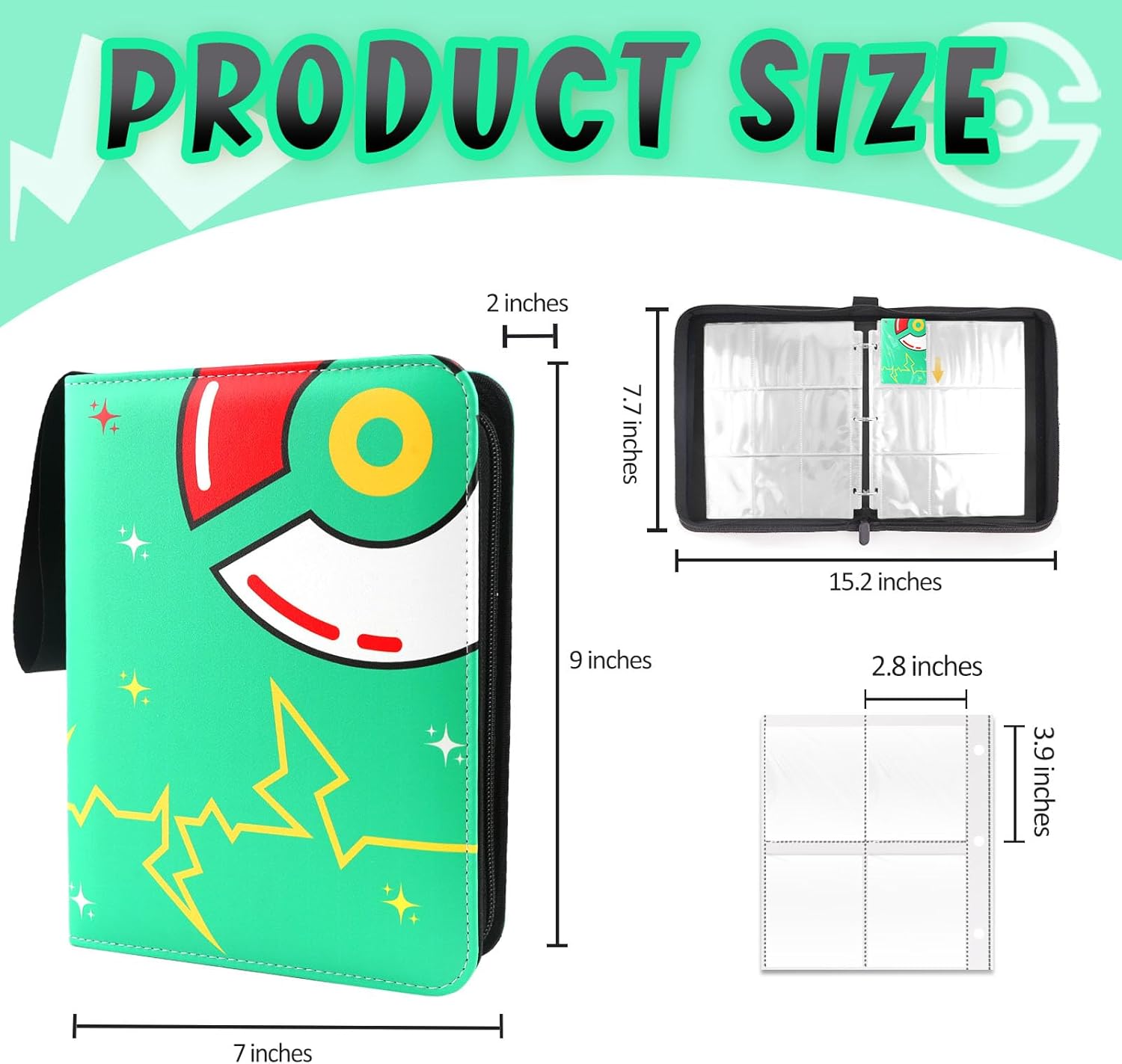 400 Pockets Card Binder with 5 - đánh giá và giá Trading Card Binder
