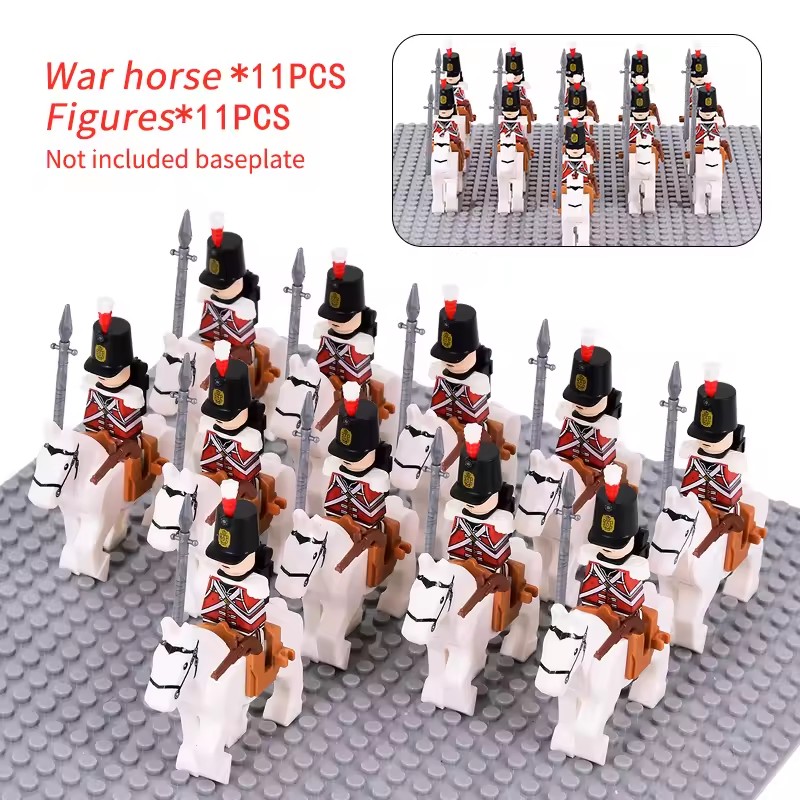 10pcs Napoleonic Wars Military - đánh giá và giá Lego Minifigure Holder