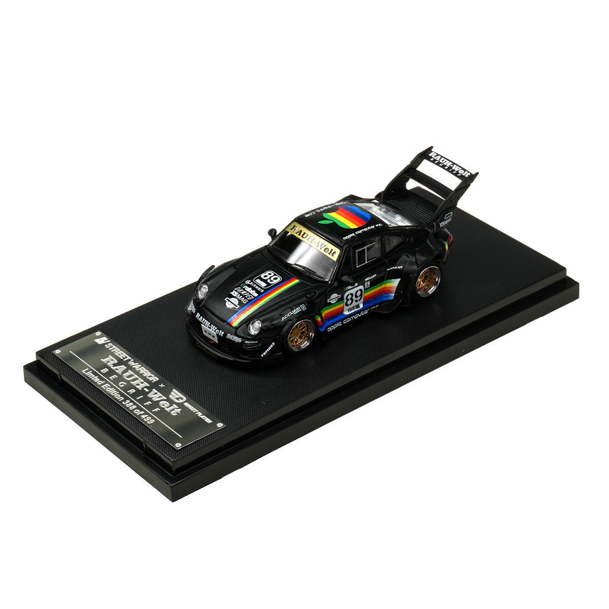 SW In Stock 1:64 RWB 993 Black - đánh giá và giá Die Cast Car 1 64