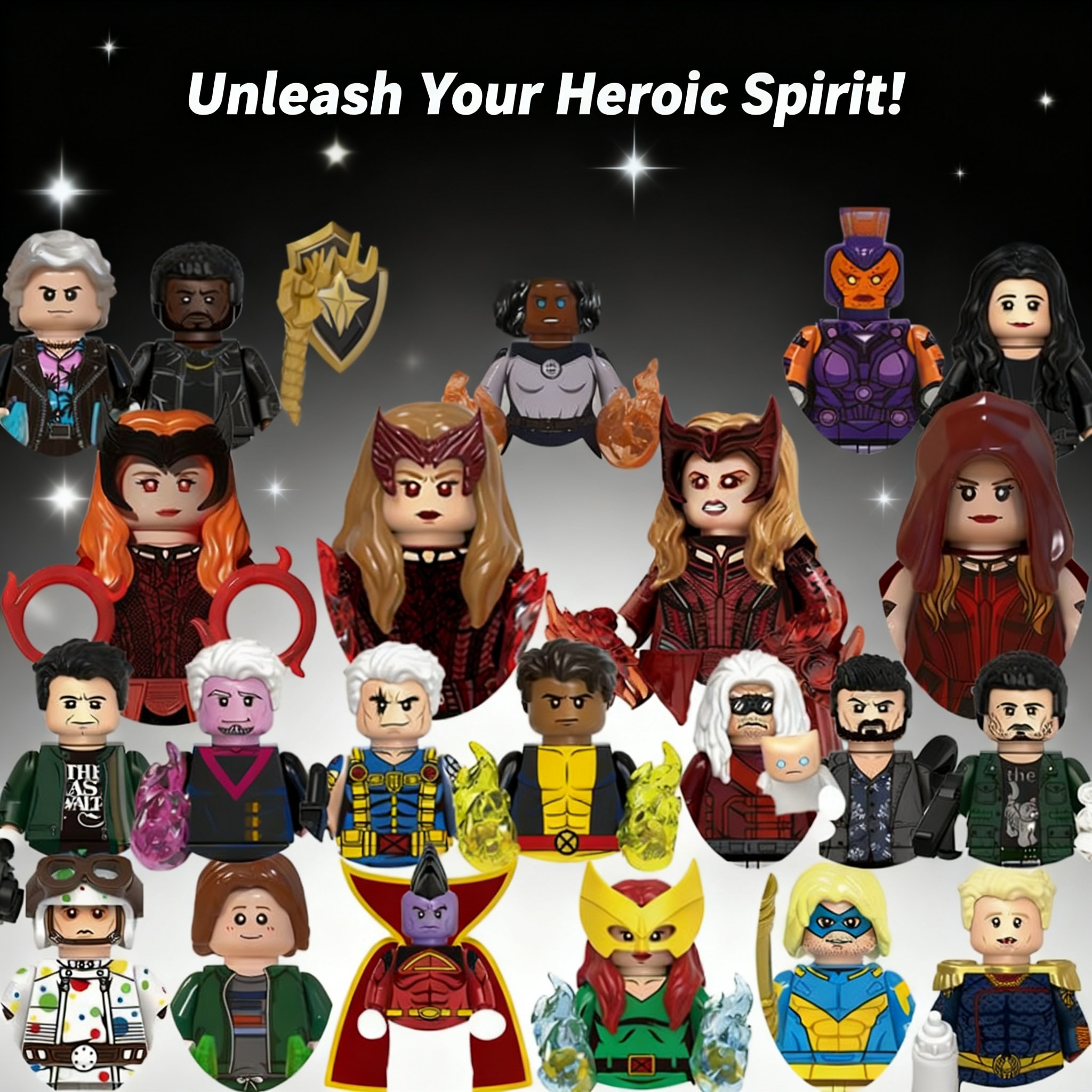 New Wanda Mini Action Figures  - đánh giá và giá Building Block Mini