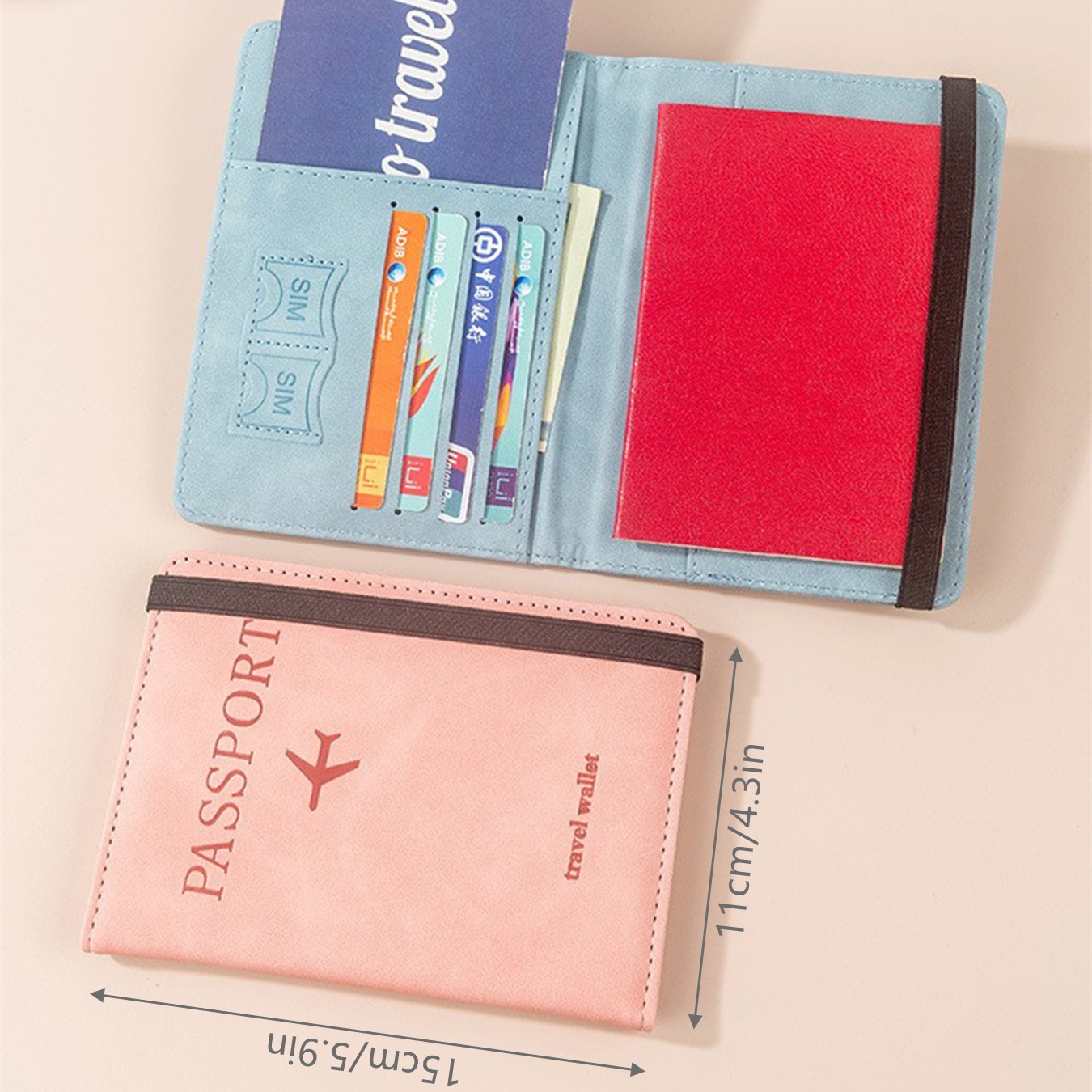 Passport Holder Travel Wallet  - đánh giá và giá Card Top Loader