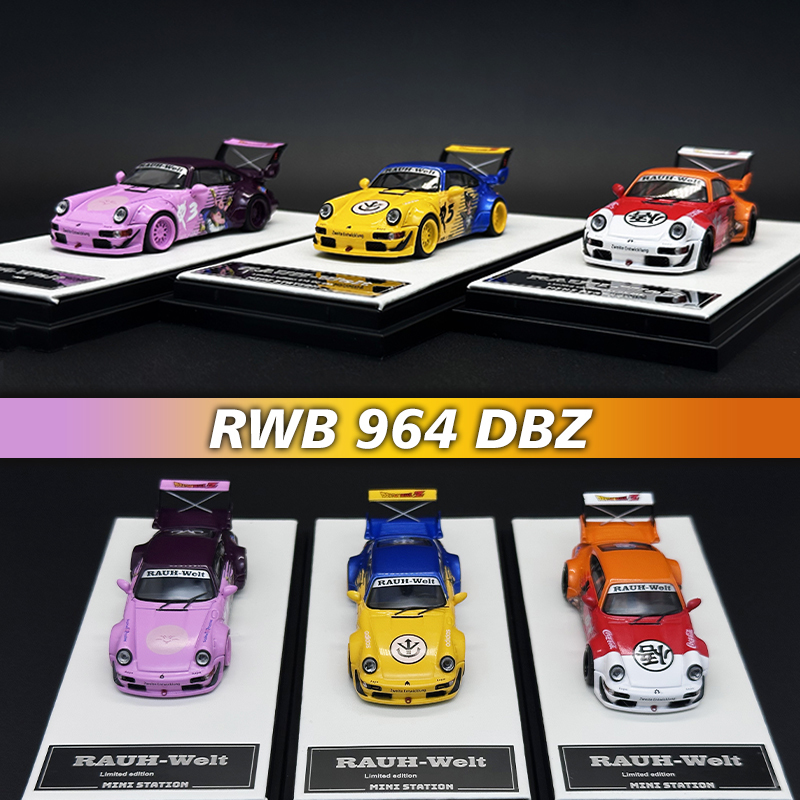 MiniStation 1:64 RWB 964 Ball  - đánh giá và giá Die Cast Car 1 64